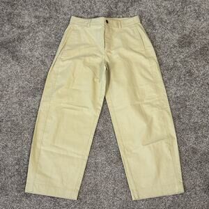 J.Crew Barrel Leg Trouser Pants Cotton Linen Blend 27 NWT $148 Summer Capsule